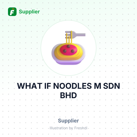 WHAT IF NOODLES M SDN BHD – summary card, no photo uploaded yet