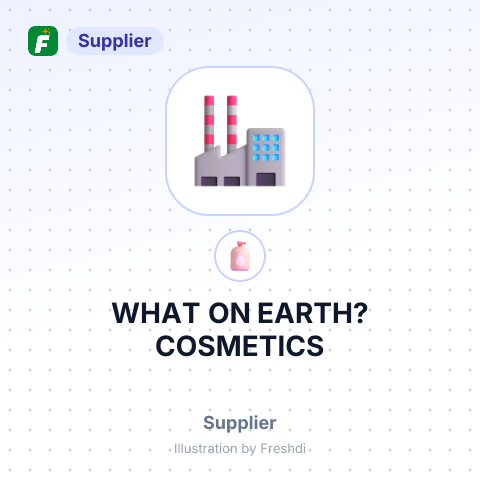 WHAT ON EARTH? COSMETICS – summary card, no photo uploaded yet