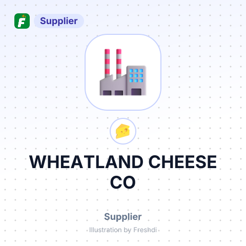 WHEATLAND CHEESE CO – summary card, no photo uploaded yet