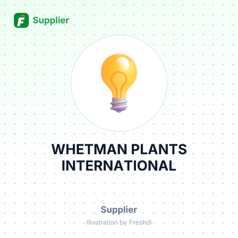 WHETMAN PLANTS INTERNATIONAL – summary card, no photo uploaded yet