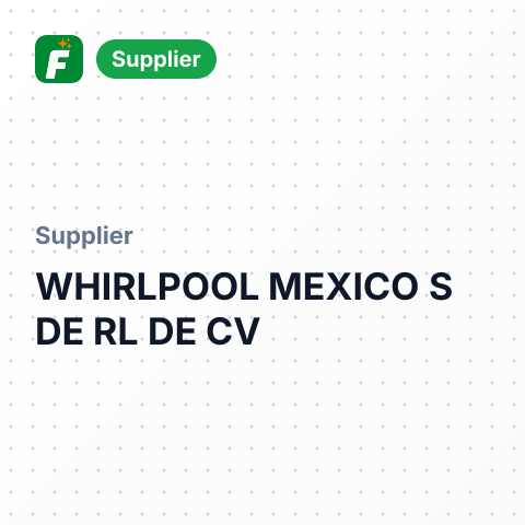 WHIRLPOOL MEXICO S DE RL DE CV – summary card, no photo uploaded yet