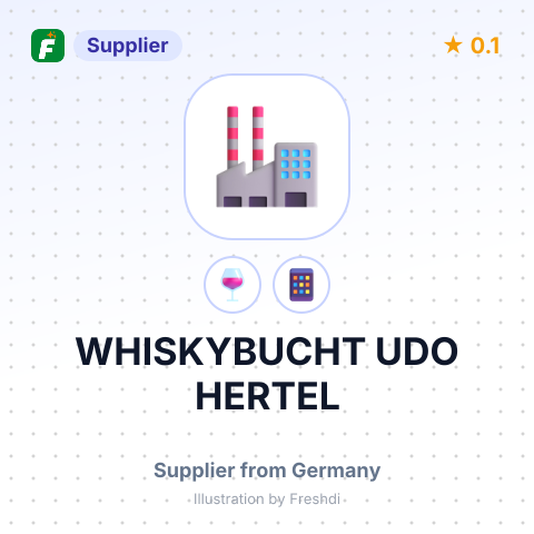 WHISKYBUCHT UDO HERTEL – summary card, no photo uploaded yet