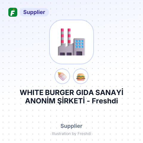 WHITE BURGER GIDA SANAYİ ANONİM ŞİRKETİ – summary card, no photo uploaded yet
