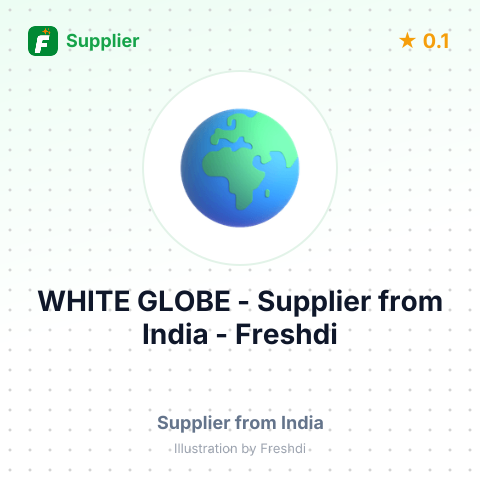 WHITE GLOBE – summary card, no photo uploaded yet