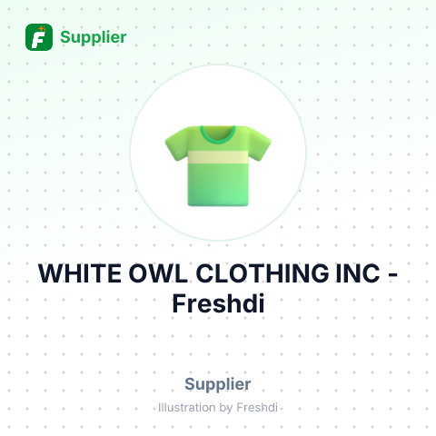 WHITE OWL CLOTHING INC – summary card, no photo uploaded yet