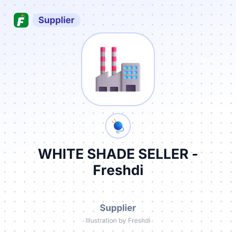 WHITE SHADE SELLER – summary card, no photo uploaded yet