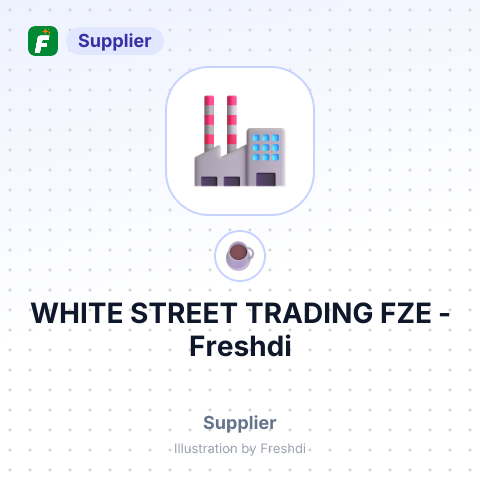 WHITE STREET TRADING FZE – summary card, no photo uploaded yet