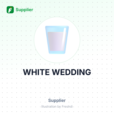 WHITE WEDDING – summary card, no photo uploaded yet