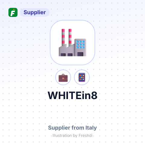 WHITEin8 – summary card, no photo uploaded yet