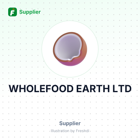 WHOLEFOOD EARTH LTD – summary card, no photo uploaded yet