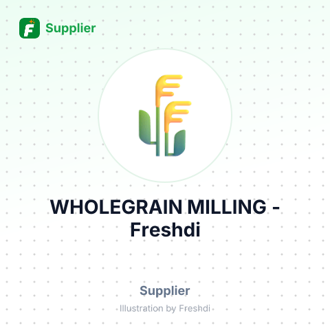 WHOLEGRAIN MILLING – summary card, no photo uploaded yet
