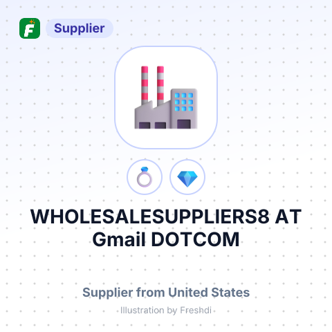 WHOLESALESUPPLIERS8 AT Gmail DOTCOM – summary card, no photo uploaded yet