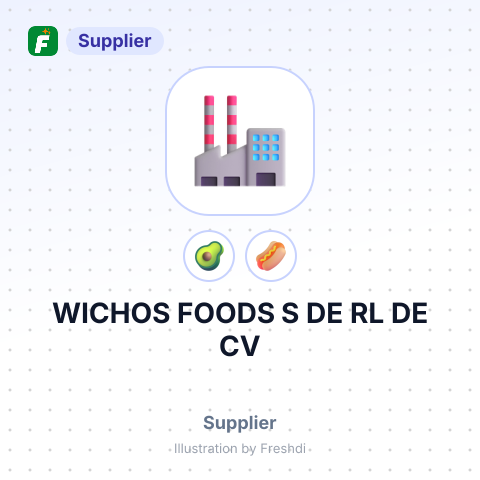 WICHOS FOODS S DE RL DE CV – summary card, no photo uploaded yet
