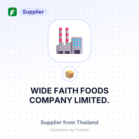 WIDE FAITH FOODS COMPANY LIMITED. – summary card, no photo uploaded yet