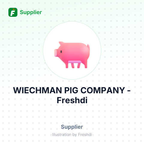 WIECHMAN PIG COMPANY – summary card, no photo uploaded yet