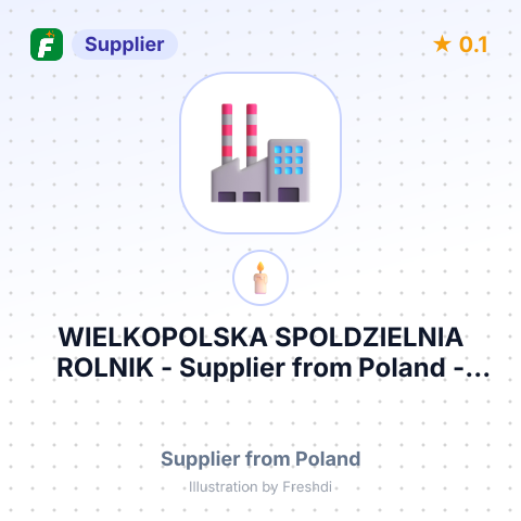 WIELKOPOLSKA SPOLDZIELNIA ROLNIK – summary card, no photo uploaded yet