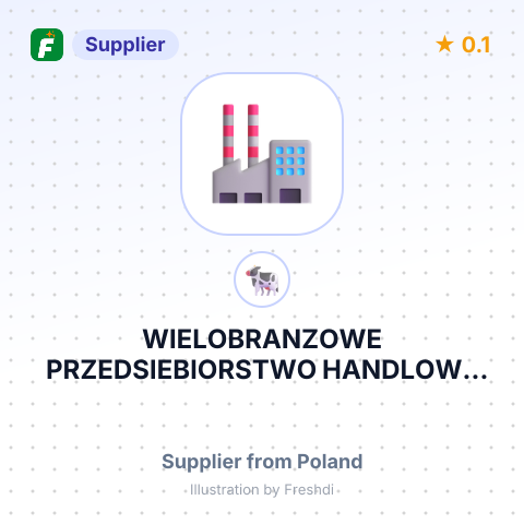 WIELOBRANZOWE PRZEDSIEBIORSTWO HANDLOWE BGW SP. Z O.O. - ZAKLAD PRODUKCJI WEDLIN – summary card, no photo uploaded yet