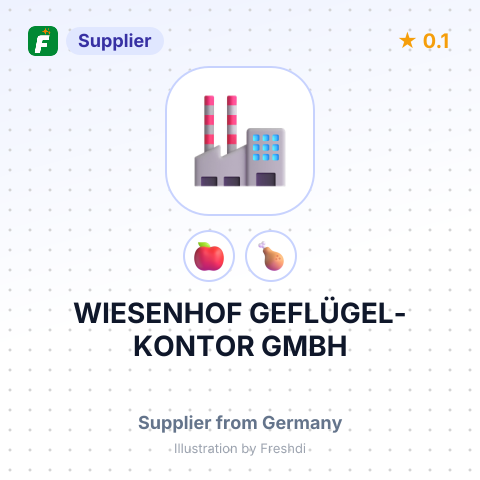 WIESENHOF GEFLÜGEL- KONTOR GMBH – summary card, no photo uploaded yet