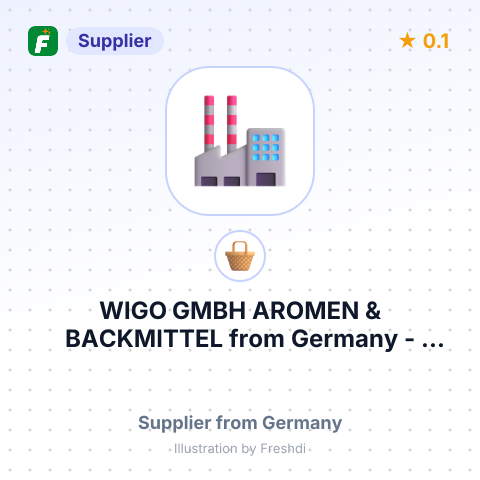 WIGO GMBH AROMEN & BACKMITTEL – summary card, no photo uploaded yet