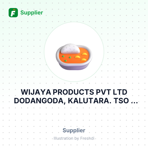 WIJAYA PRODUCTS PVT LTD DODANGODA, KALUTARA. TSO - EREG DDC RMU ORDER – summary card, no photo uploaded yet
