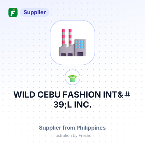WILD CEBU FASHION INT&＃39;L INC. – summary card, no photo uploaded yet