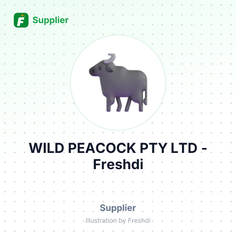 WILD PEACOCK PTY LTD – summary card, no photo uploaded yet