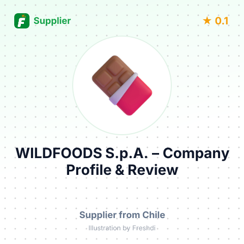 WILDFOODS S.p.A. – summary card, no photo uploaded yet