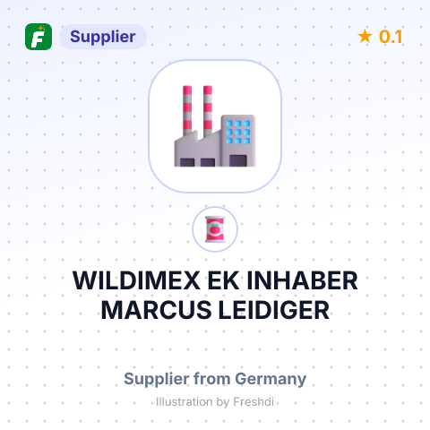WILDIMEX EK INHABER MARCUS LEIDIGER – summary card, no photo uploaded yet