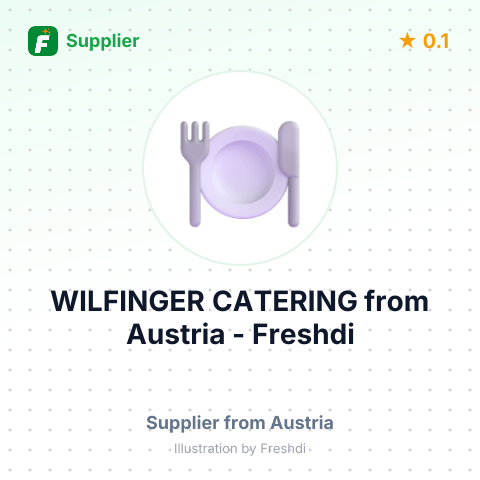 WILFINGER CATERING – summary card, no photo uploaded yet