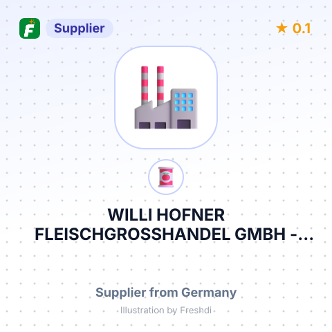 WILLI HOFNER FLEISCHGROSSHANDEL GMBH – summary card, no photo uploaded yet