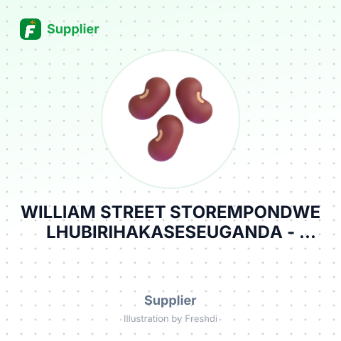 WILLIAM STREET STOREMPONDWE LHUBIRIHAKASESEUGANDA – summary card, no photo uploaded yet