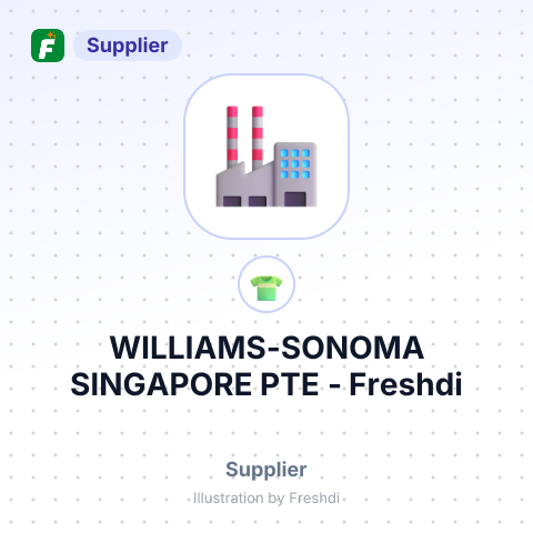 WILLIAMS-SONOMA SINGAPORE PTE – summary card, no photo uploaded yet