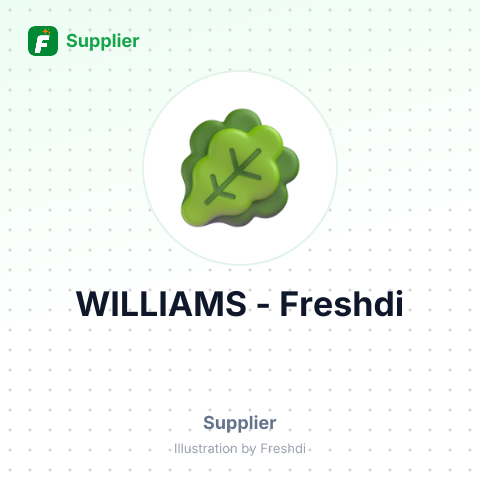 WILLIAMS – summary card, no photo uploaded yet
