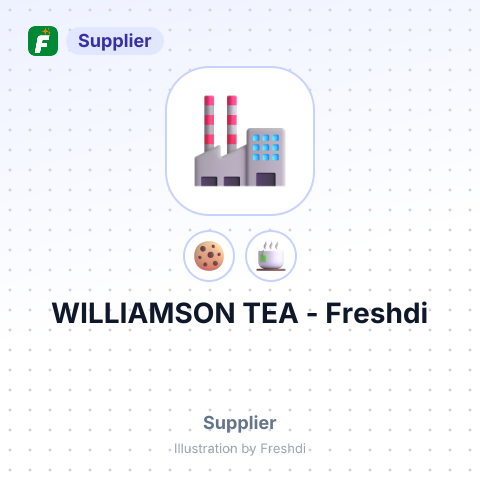 WILLIAMSON TEA – summary card, no photo uploaded yet