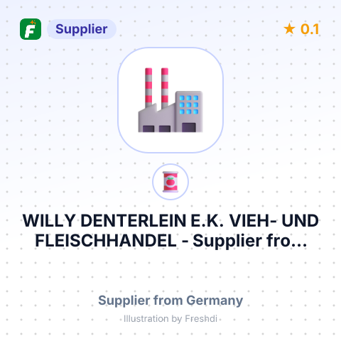 WILLY DENTERLEIN E.K. VIEH- UND FLEISCHHANDEL – summary card, no photo uploaded yet