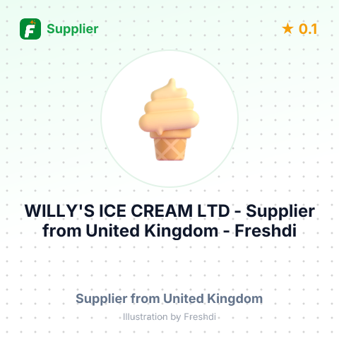 WILLY'S ICE CREAM LTD – summary card, no photo uploaded yet