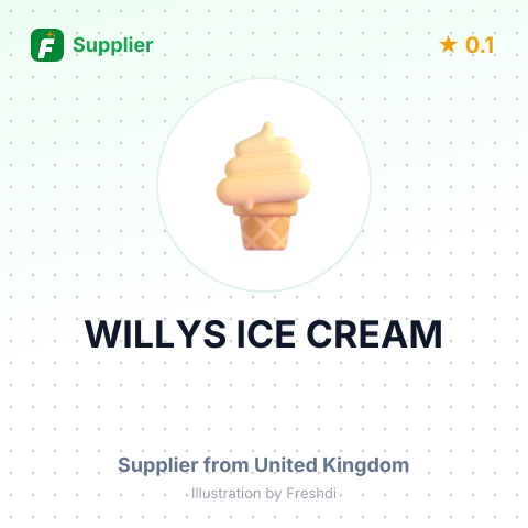 WILLYS ICE CREAM – summary card, no photo uploaded yet