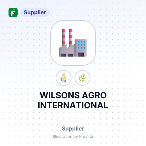 WILSONS AGRO INTERNATIONAL – summary card, no photo uploaded yet