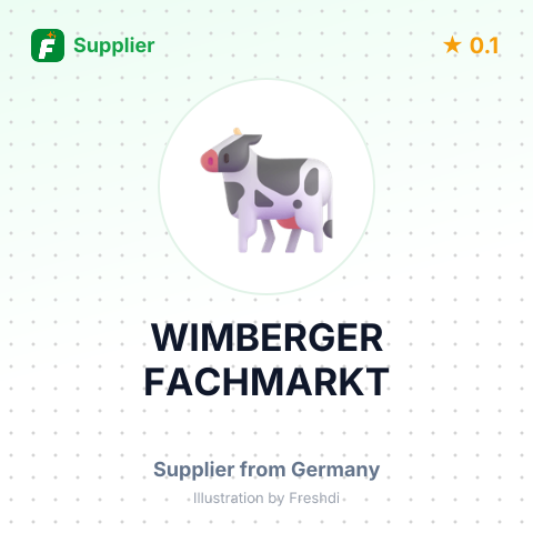 WIMBERGER FACHMARKT – summary card, no photo uploaded yet