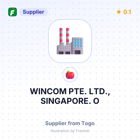WINCOM PTE. LTD., SINGAPORE. O – summary card, no photo uploaded yet