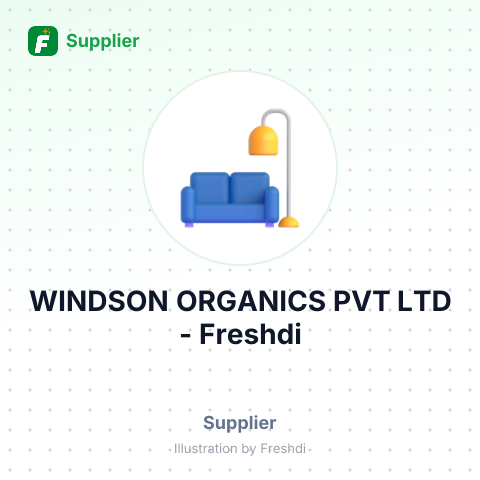 WINDSON ORGANICS PVT LTD – summary card, no photo uploaded yet