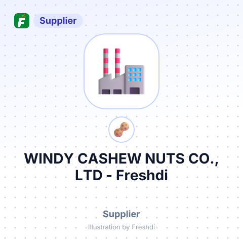 WINDY CASHEW NUTS CO., LTD – summary card, no photo uploaded yet
