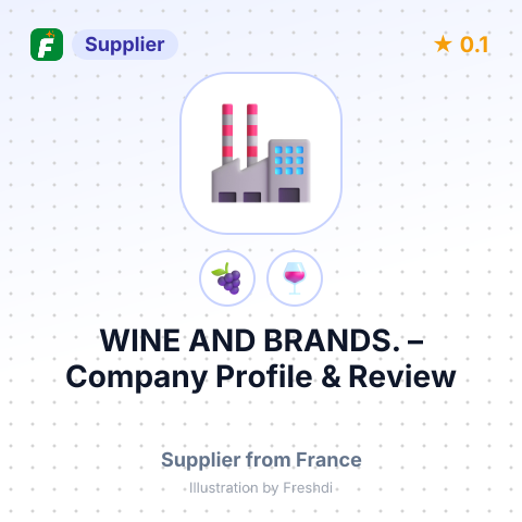 WINE AND BRANDS. – summary card, no photo uploaded yet