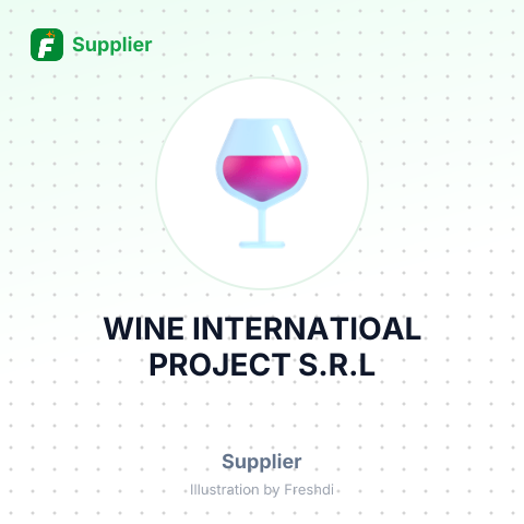 WINE INTERNATIOAL PROJECT S.R.L – summary card, no photo uploaded yet