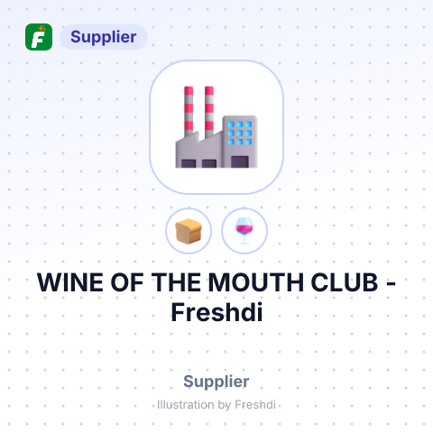 WINE OF THE MOUTH CLUB – summary card, no photo uploaded yet