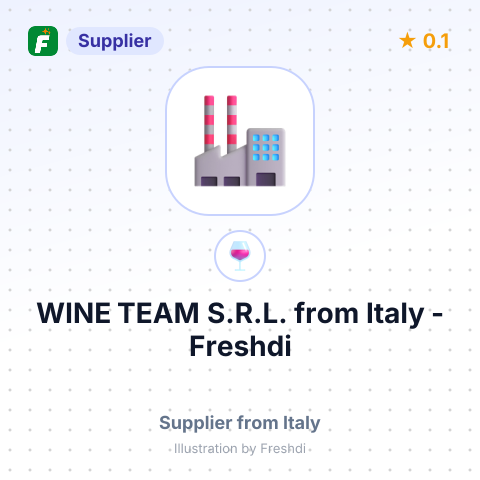 WINE TEAM S.R.L. – summary card, no photo uploaded yet