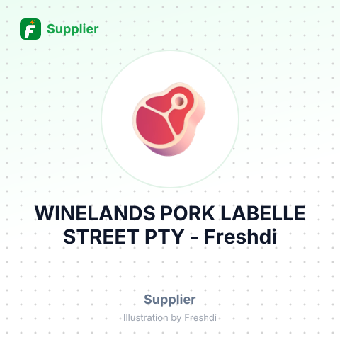 WINELANDS PORK LABELLE STREET PTY – summary card, no photo uploaded yet