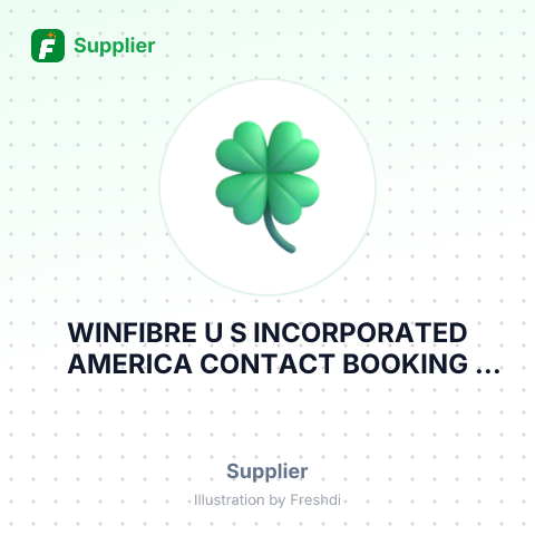 WINFIBRE U S INCORPORATED AMERICA CONTACT BOOKING DEPT CHINO CA – summary card, no photo uploaded yet