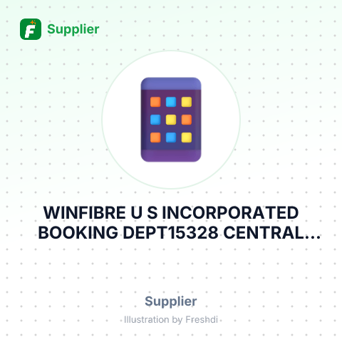 WINFIBRE U S INCORPORATED BOOKING DEPT15328 CENTRAL AVENUECHINO, CA – summary card, no photo uploaded yet