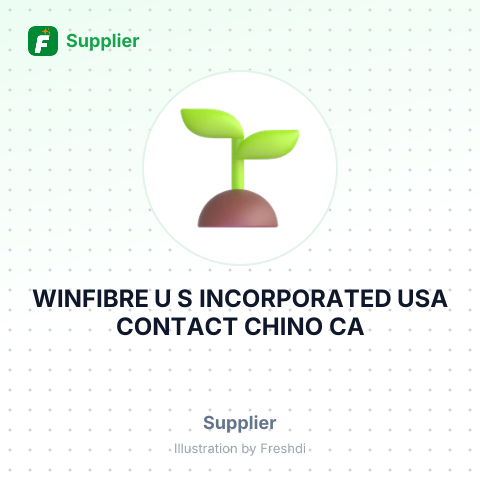WINFIBRE U S INCORPORATED USA CONTACT CHINO CA – summary card, no photo uploaded yet